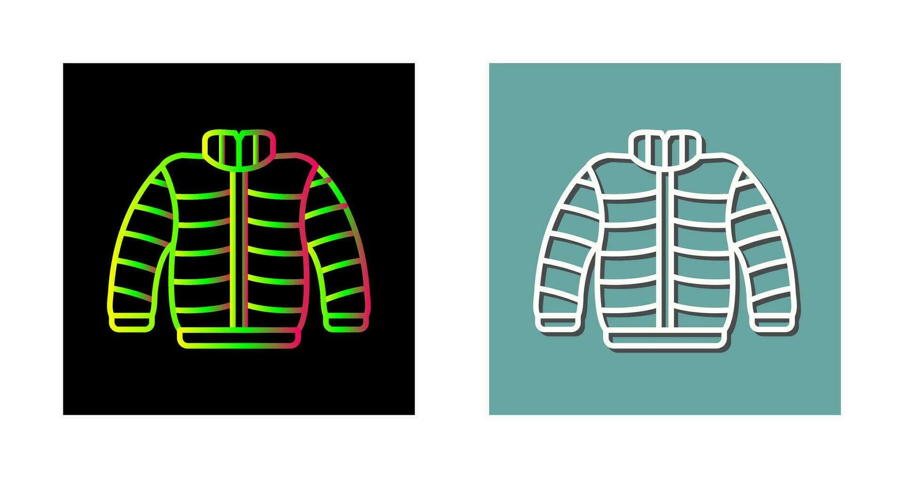 icono de vector de ropa de invierno