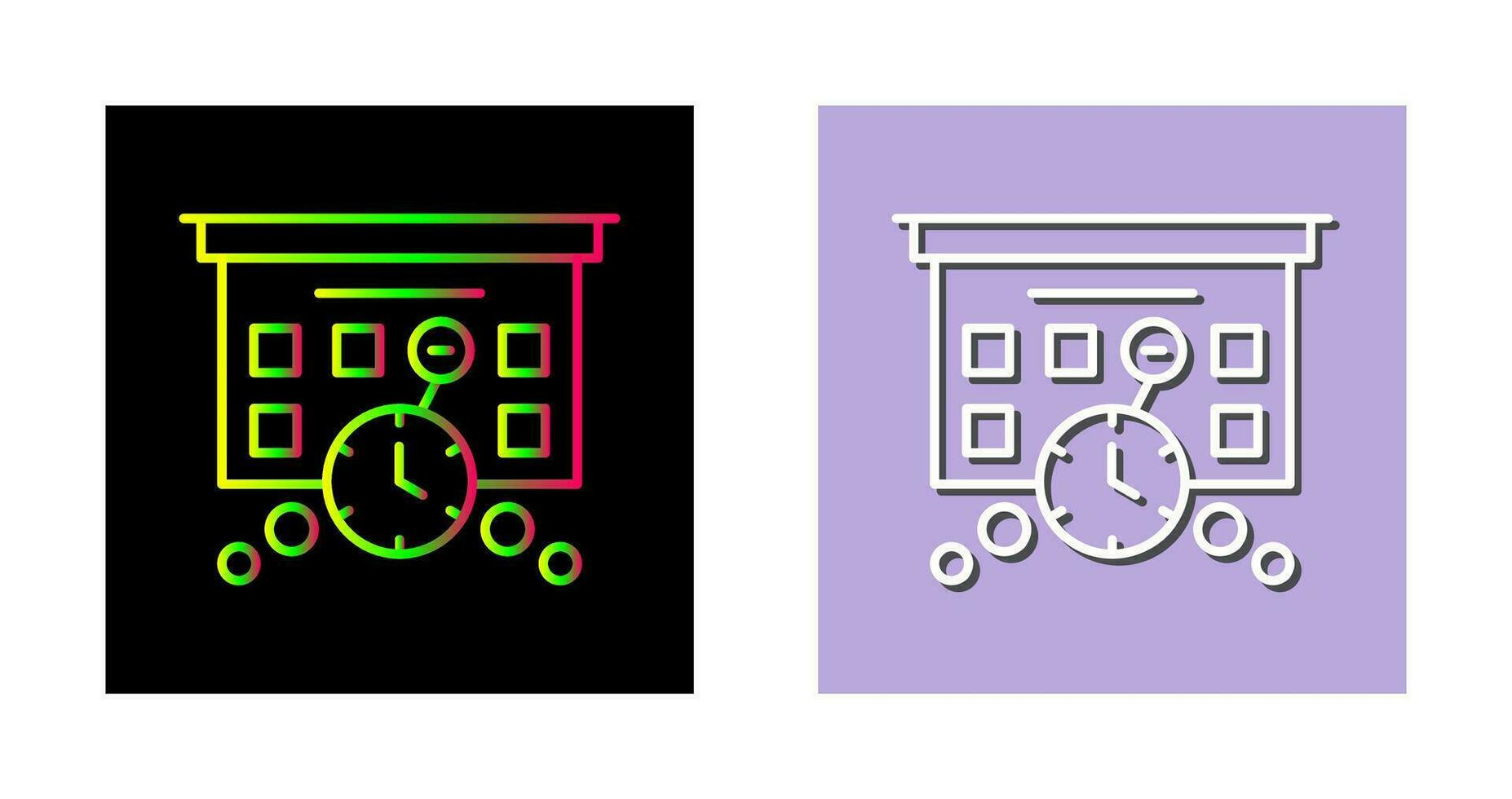 icono de vector de fecha límite