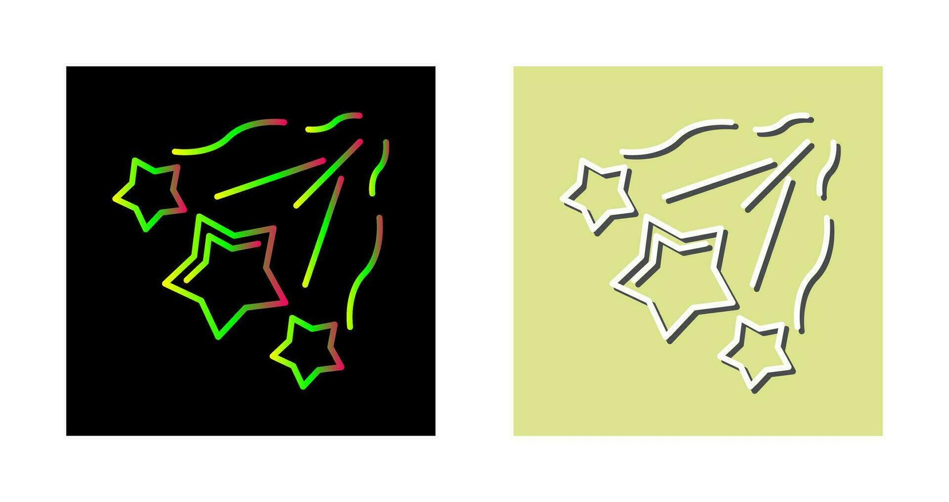 Falling Stars Vector Icon
