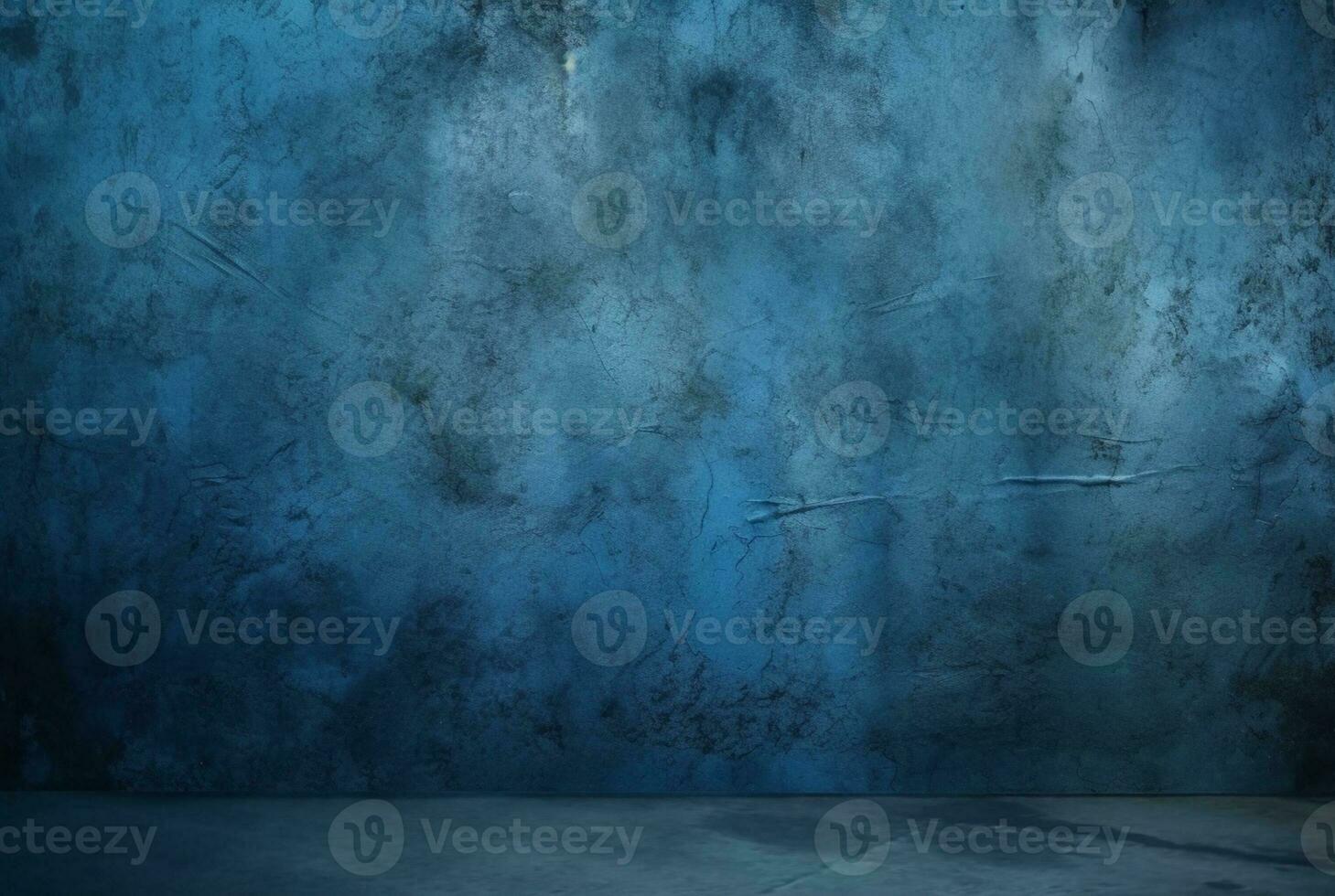 abstract blue texture cement concrete wall background. generative ai photo