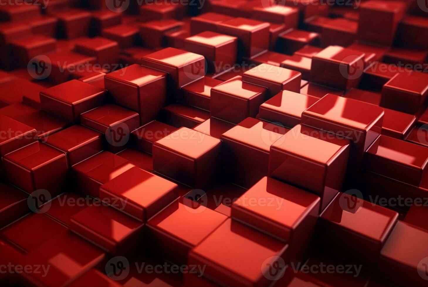 red abstract background. generative ai photo