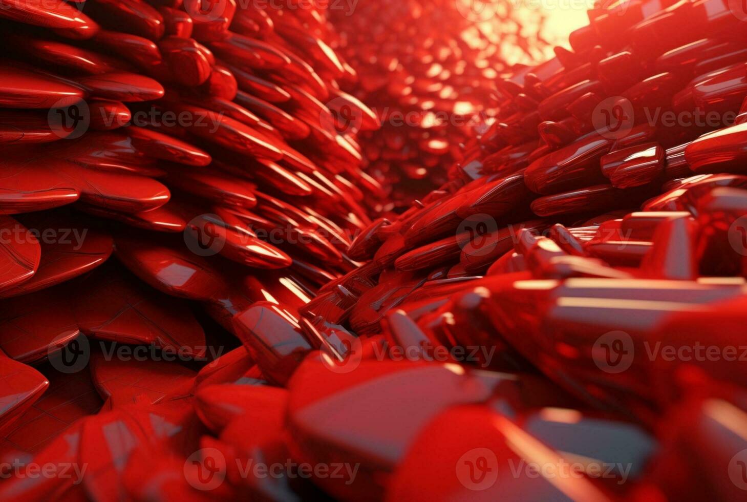red abstract background. generative ai photo