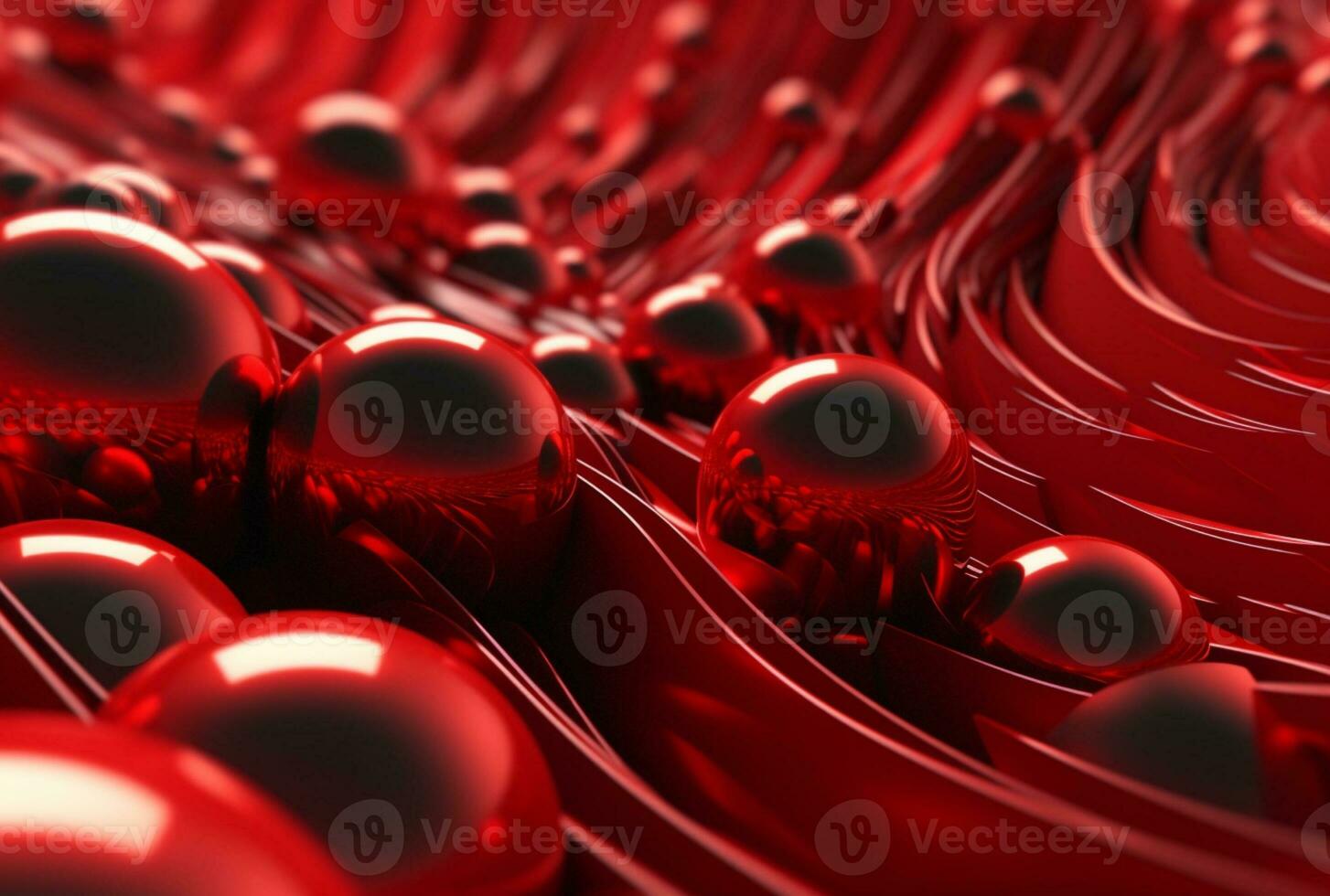 red abstract background. generative ai photo