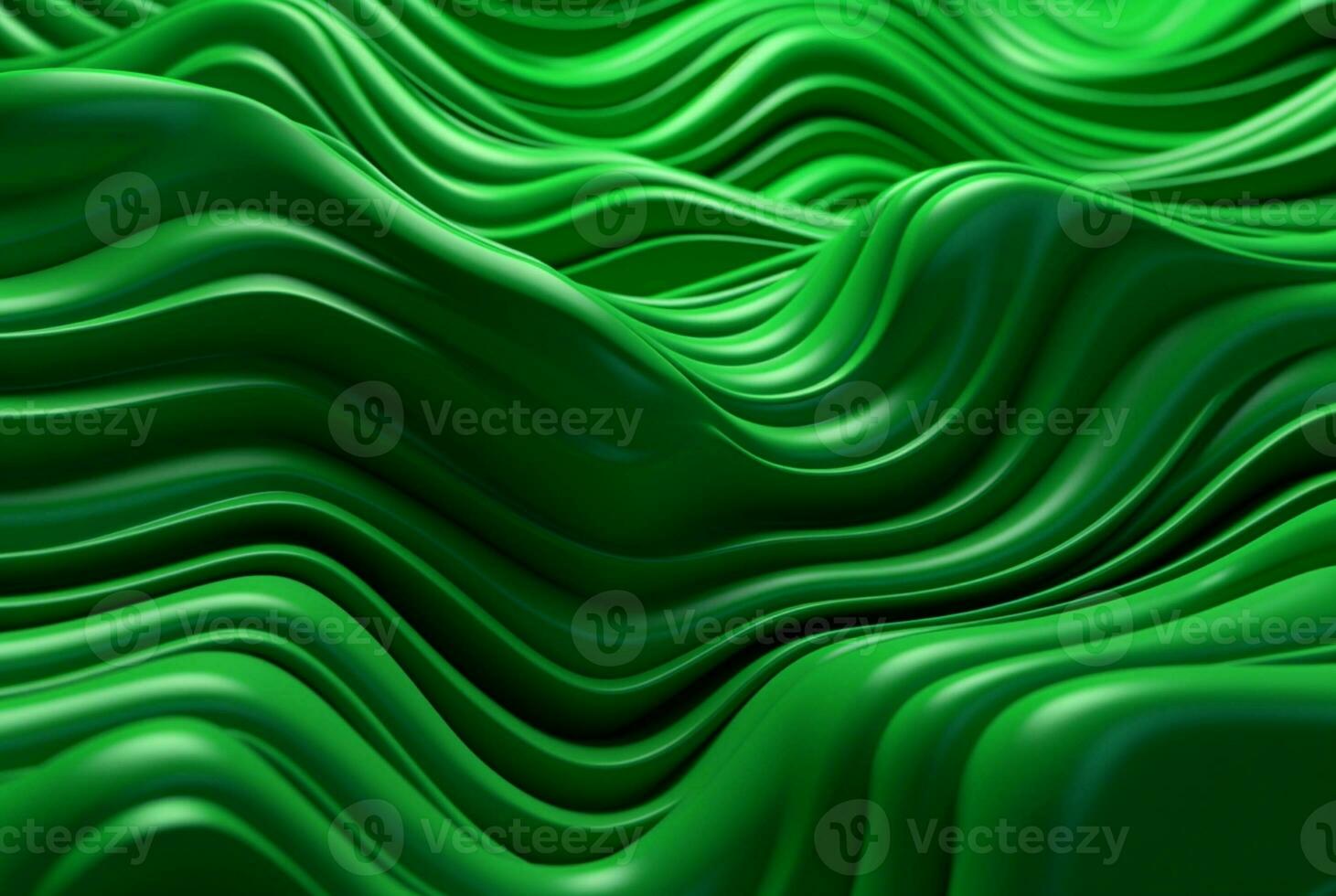 green abstract background. generative ai photo