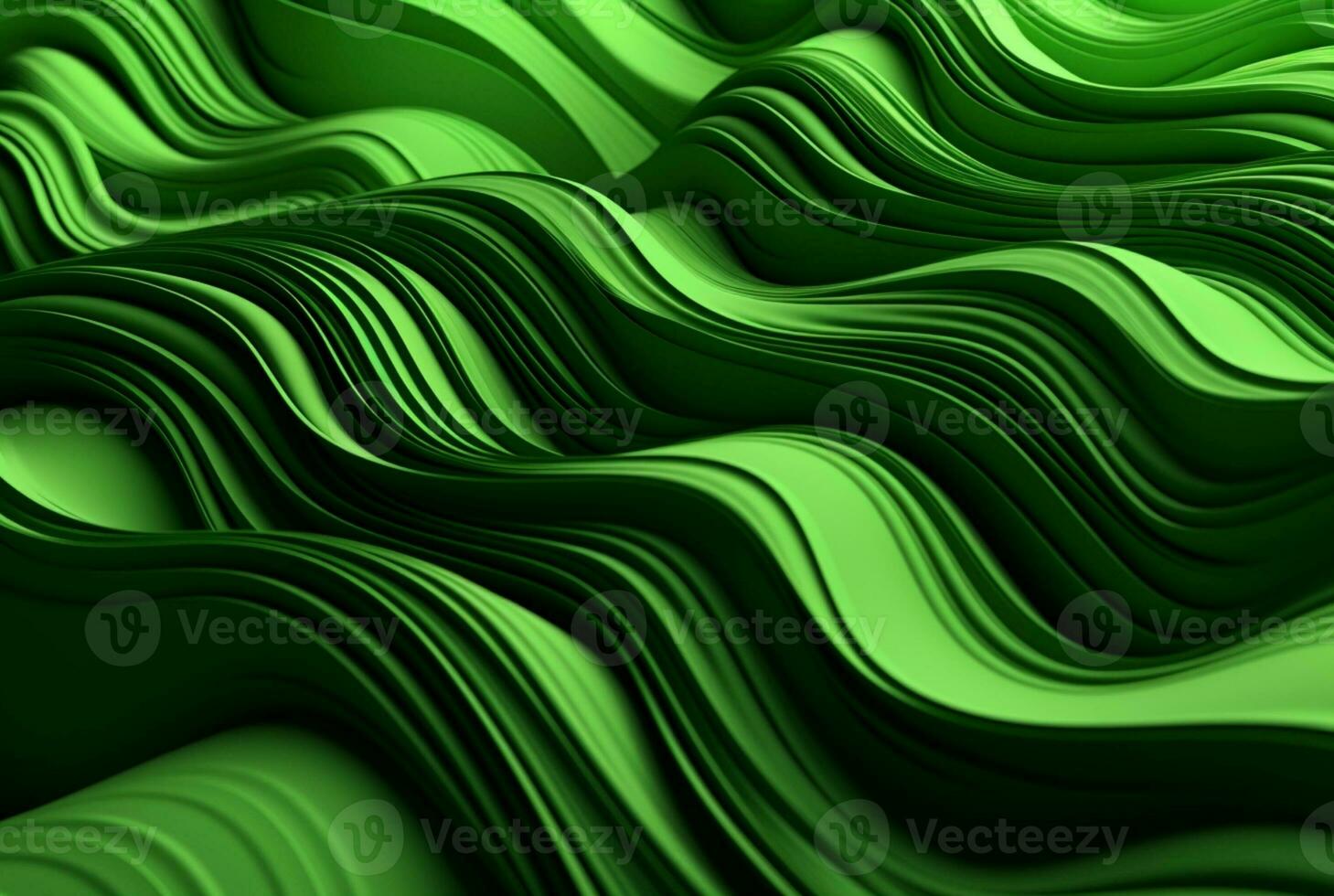 green abstract background. generative ai photo