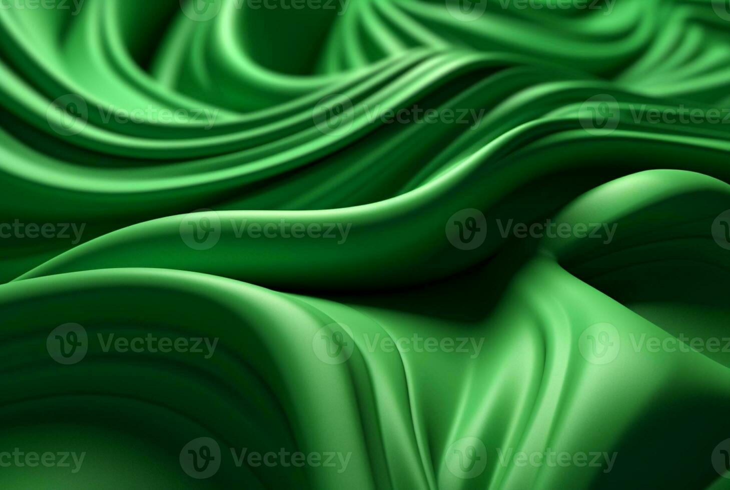 green abstract background. generative ai photo