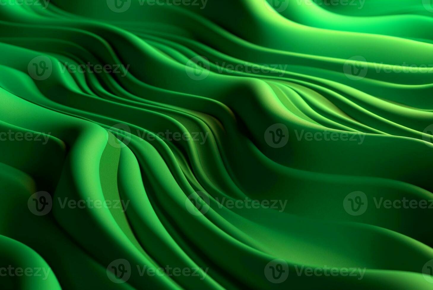 green abstract background. generative ai photo