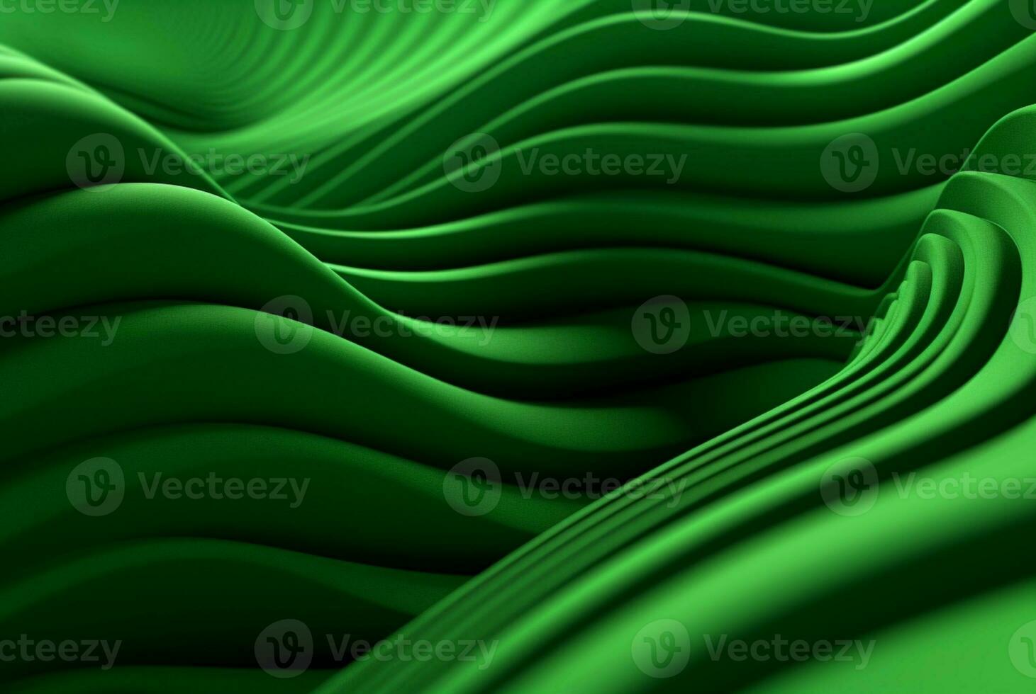 green abstract background. generative ai photo
