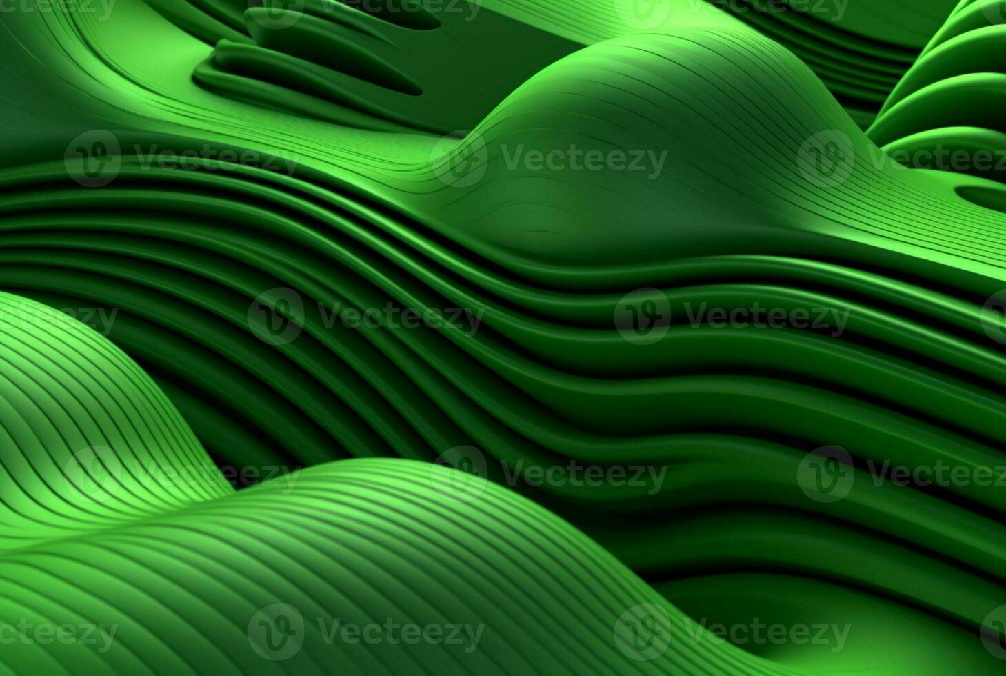 green abstract background. generative ai photo