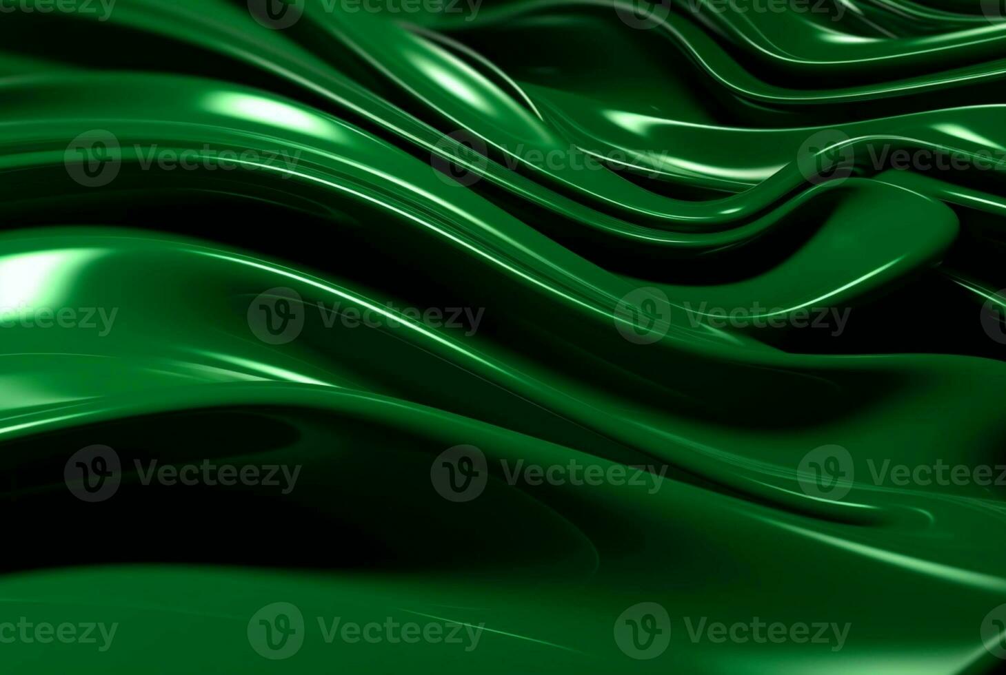 green abstract background. generative ai photo