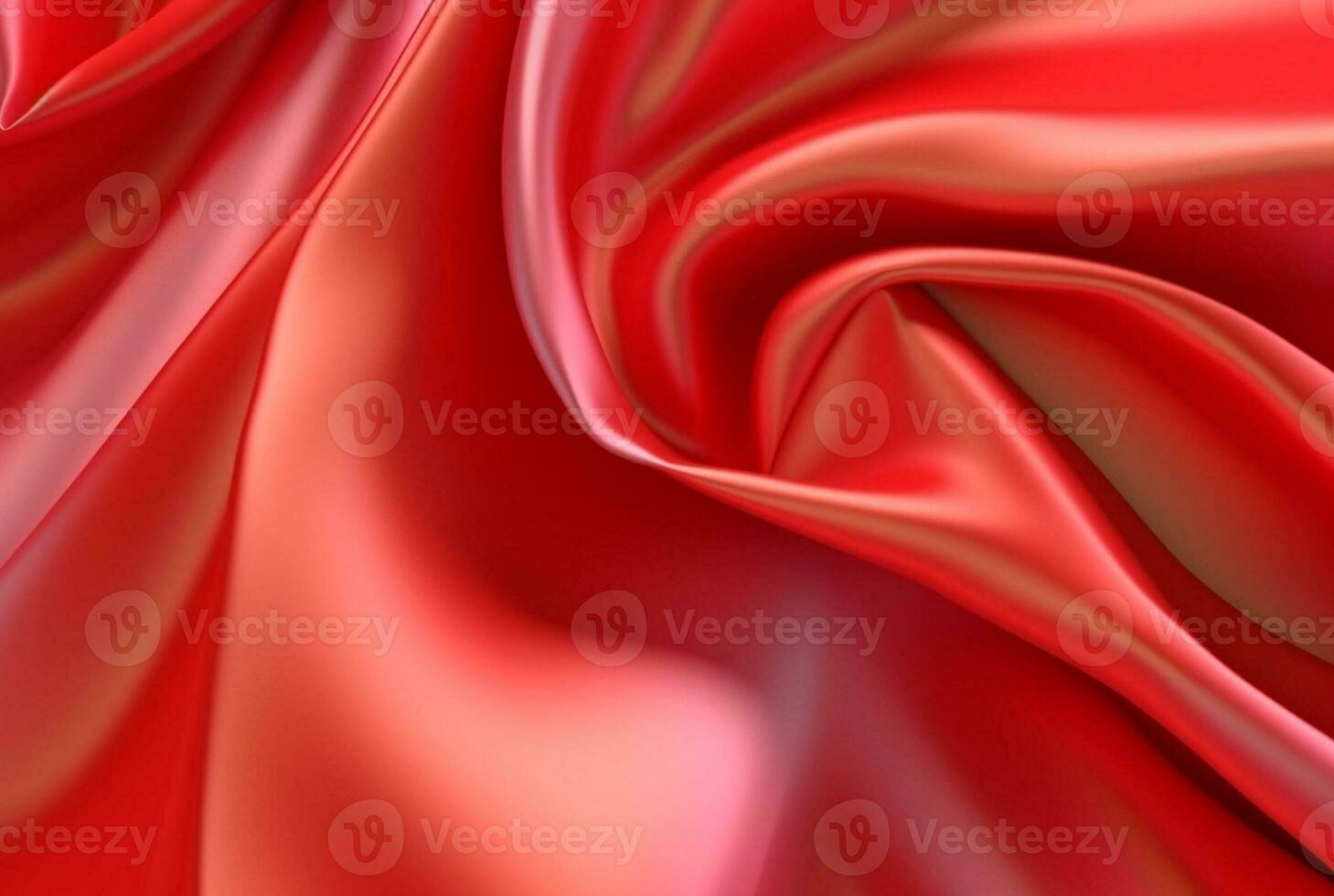 red luxury fabric background. Generative AI photo