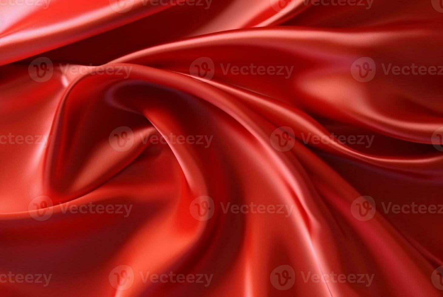 red luxury fabric background. Generative AI photo