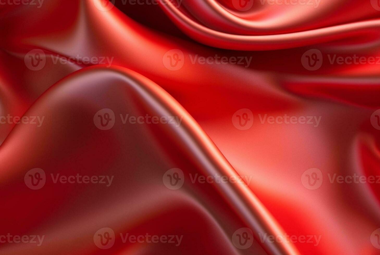red luxury fabric background. Generative AI photo