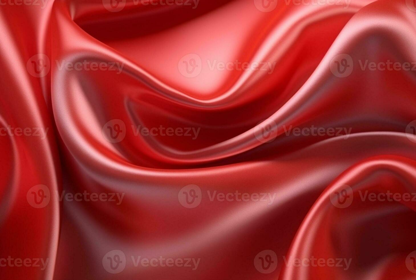 red luxury fabric background. Generative AI photo