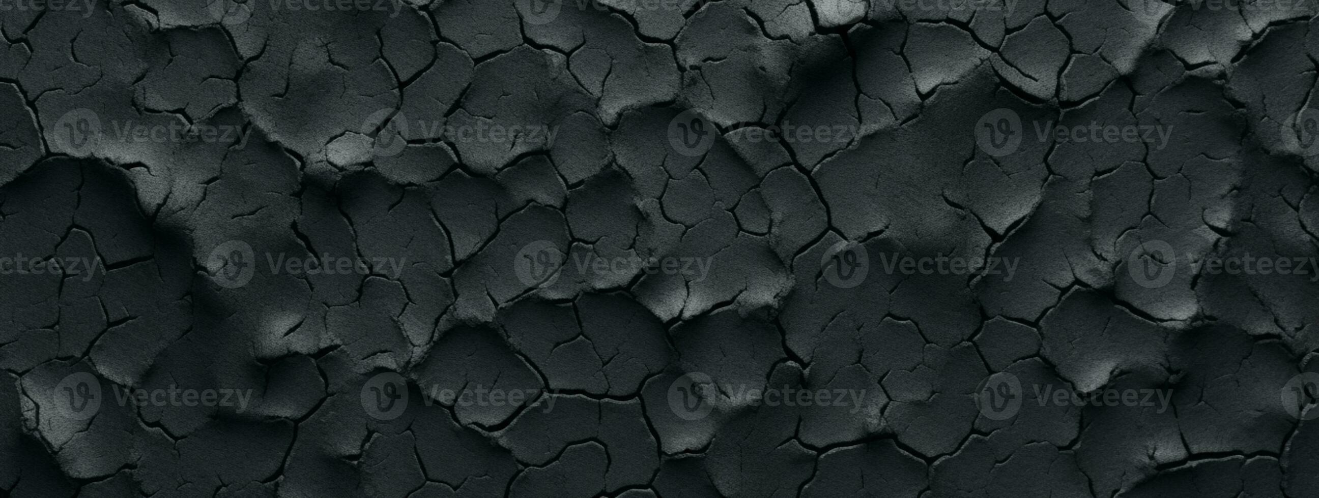 Dark black cement texture background. generative ai photo