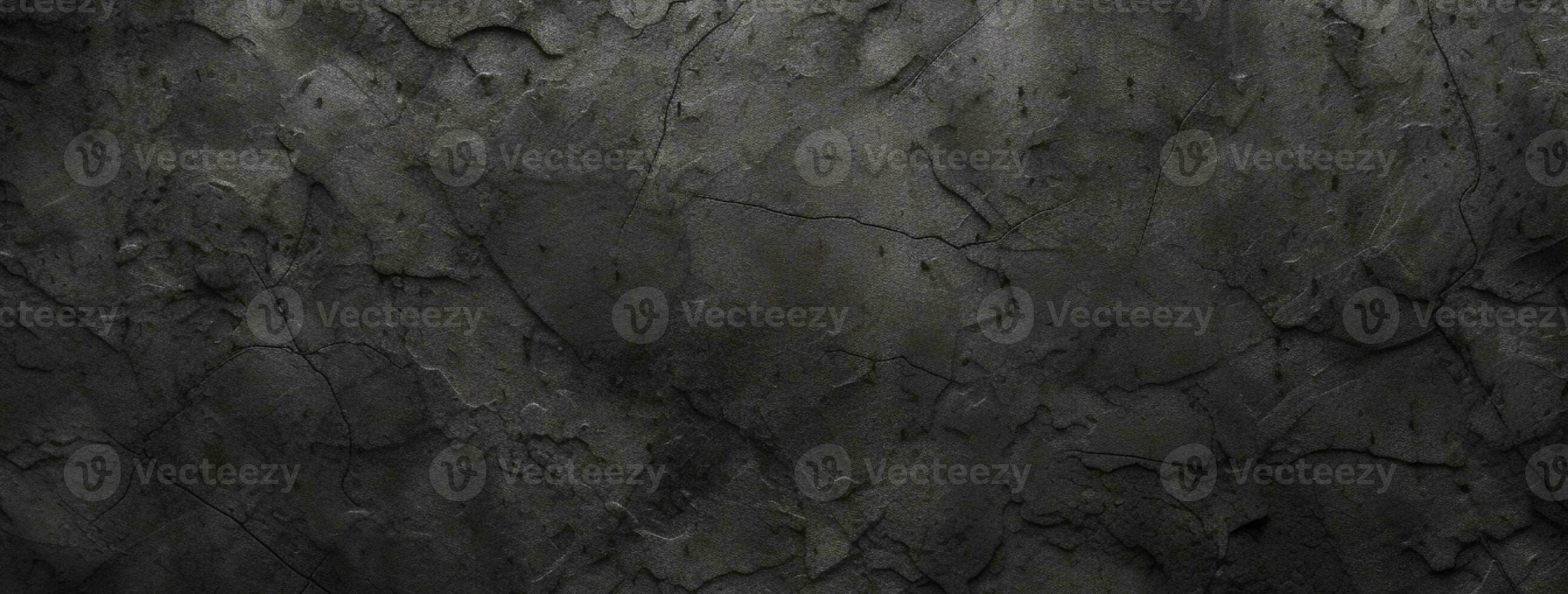 Dark black cement texture background. generative ai photo