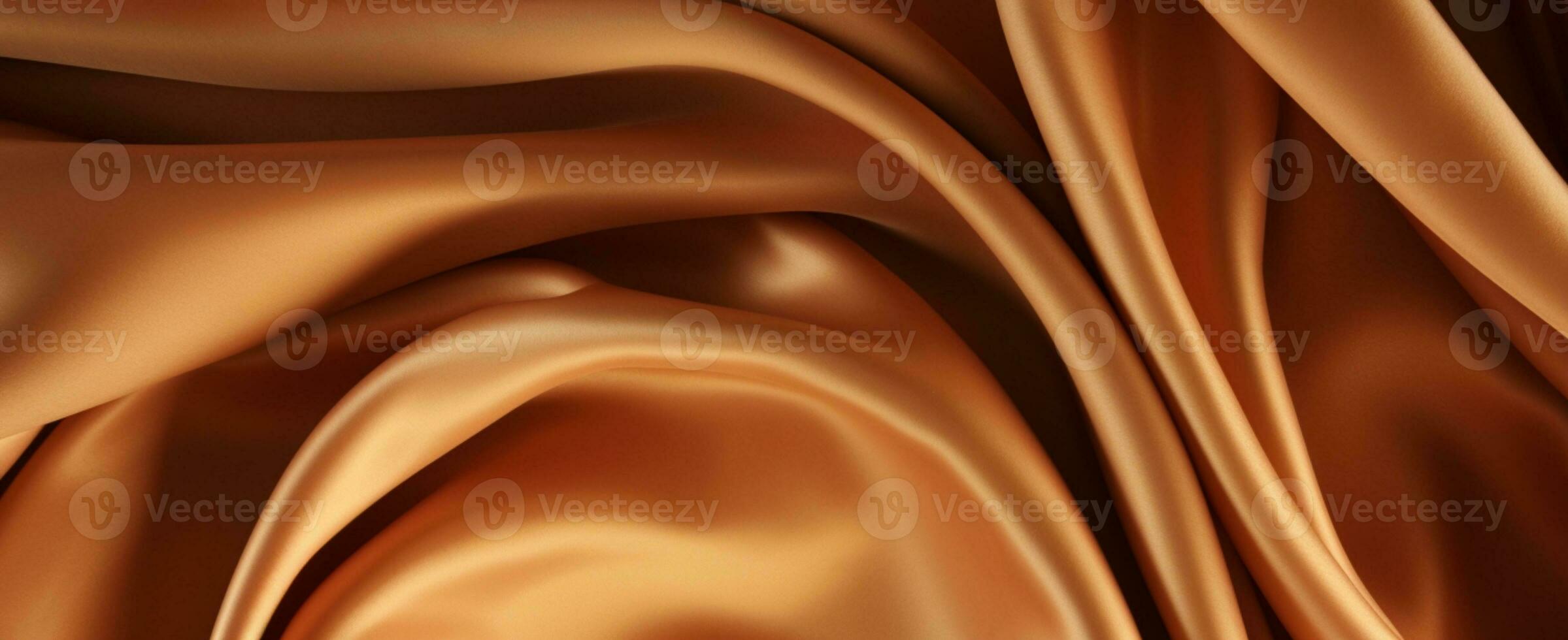 Luxury fabric abstract brown background or fluid waves of grunge silk texture velvet satin or luxury. generative ai photo