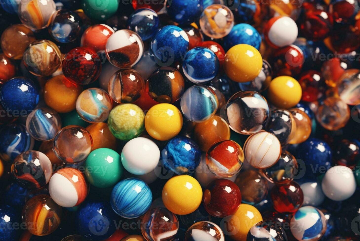 colorful marbles texture background. generative ai photo