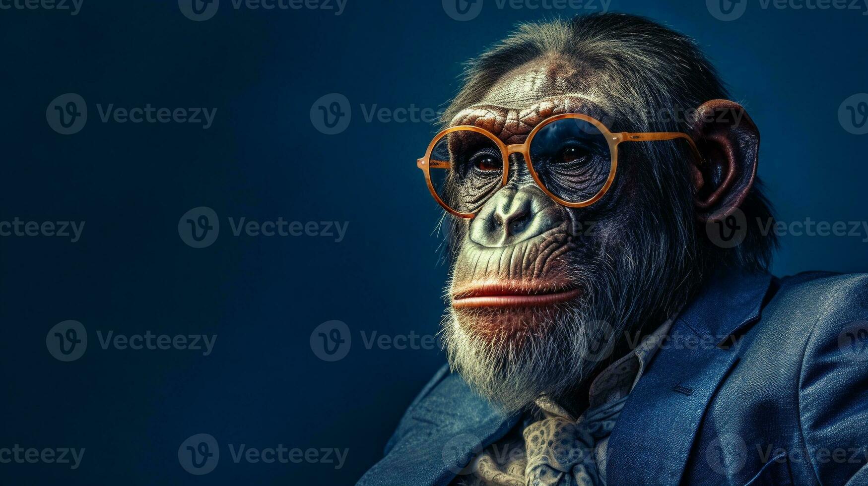 Generative AI, Cool Chimp Sunglasses Style photo