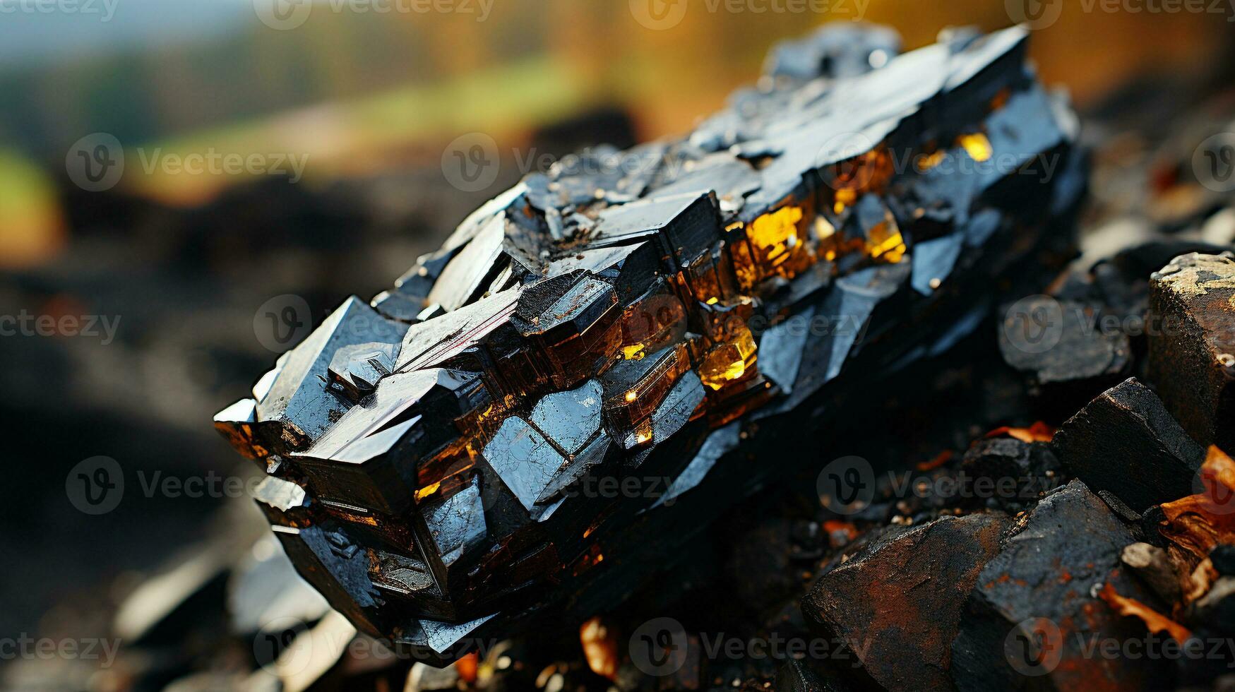Nature's Canvas Rock Formations in a National Park, Generative AI photo
