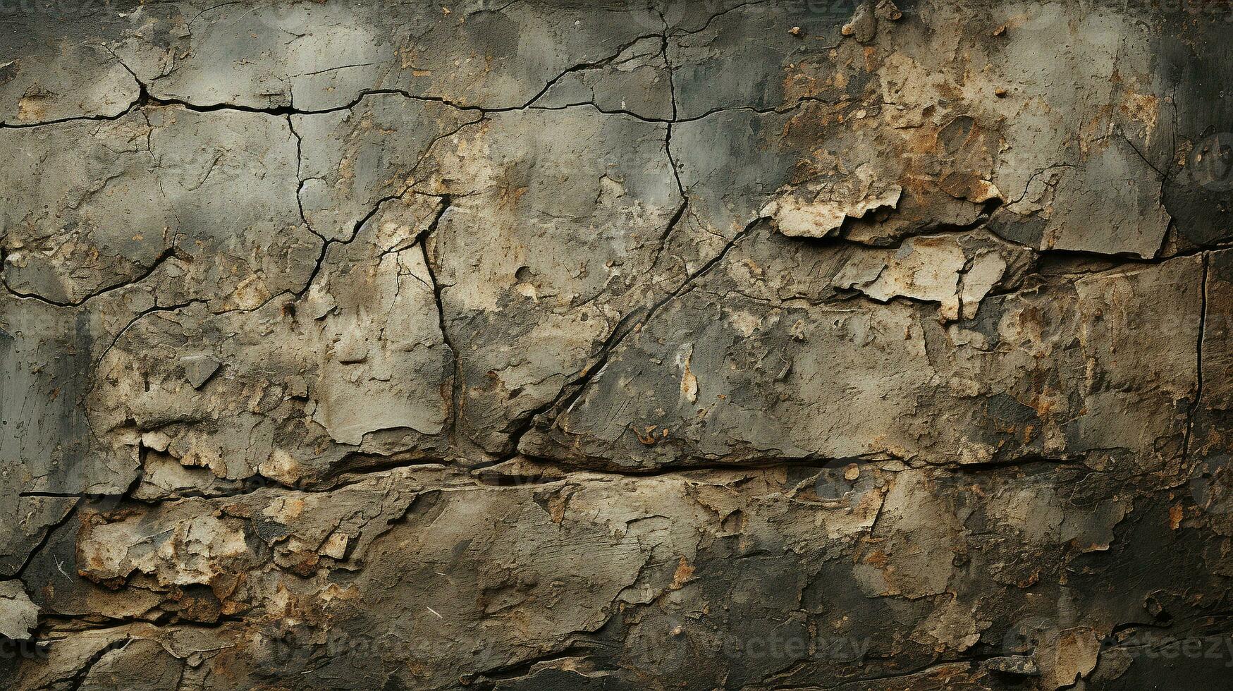 Generative AI, Decay Chronicles Tracing Time Through Crumbling Walls photo