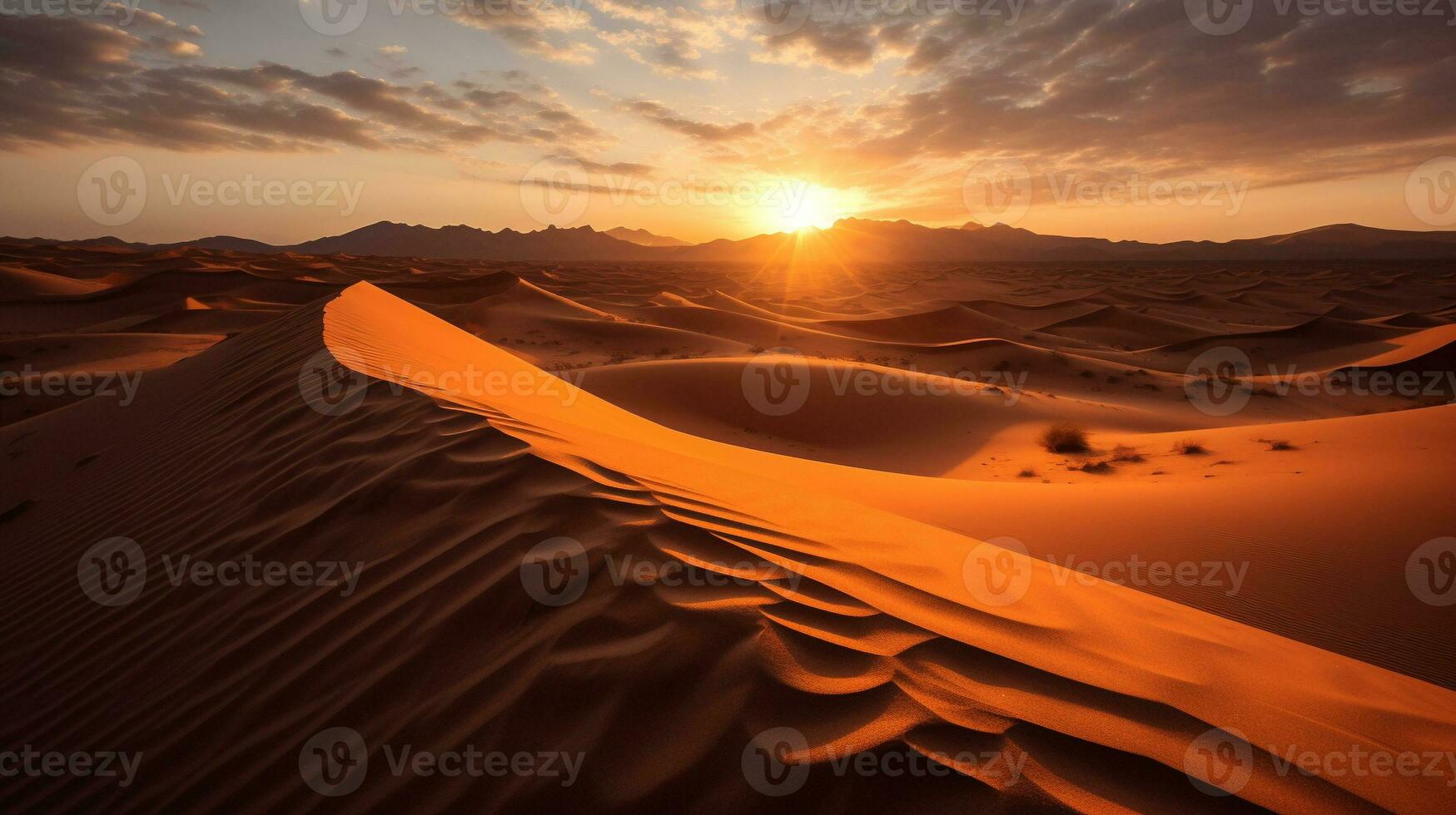 Generative AI, Eternal Sands Embracing the Captivating Beauty of Desert Landscapes photo