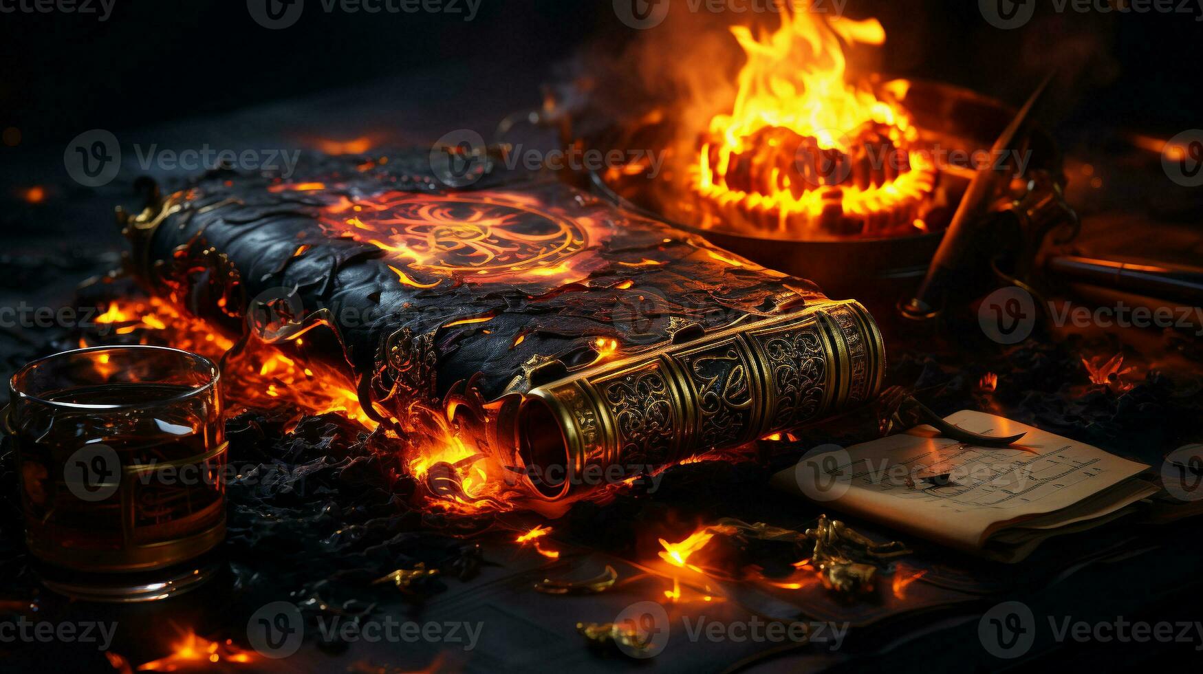 Generative AI, Whispers of Darkness Unveiling Devilish Artifacts photo