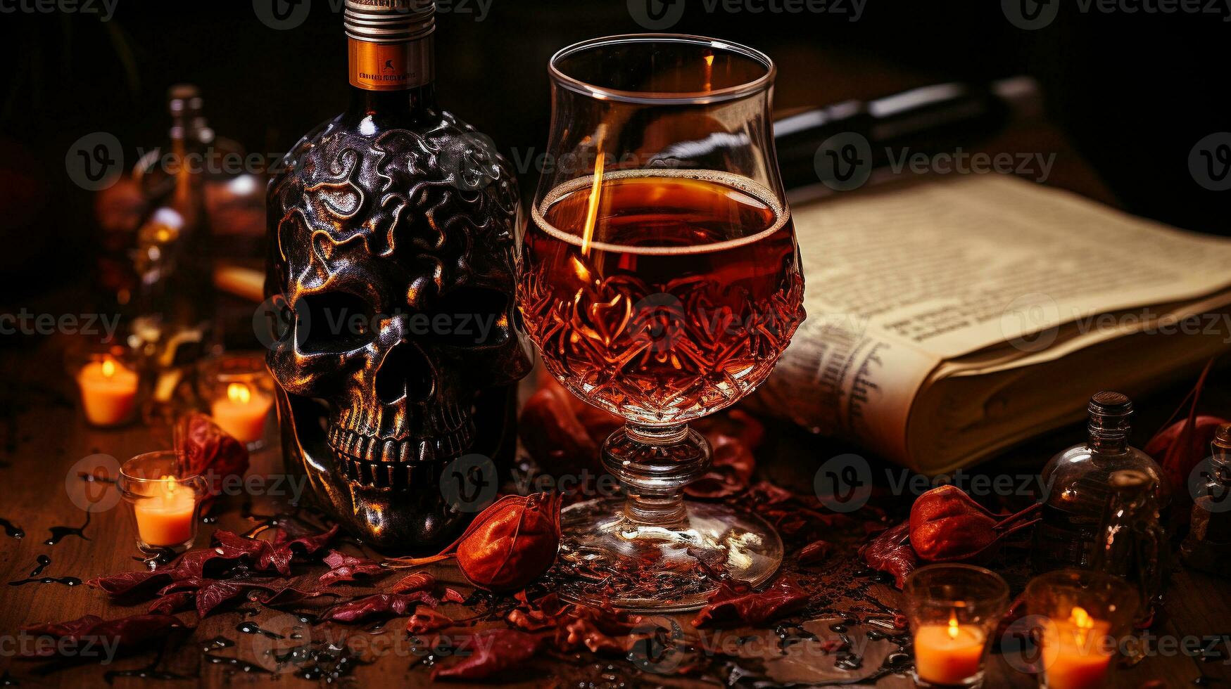 Generative AI, Whispers of Darkness Unveiling Devilish Artifacts photo