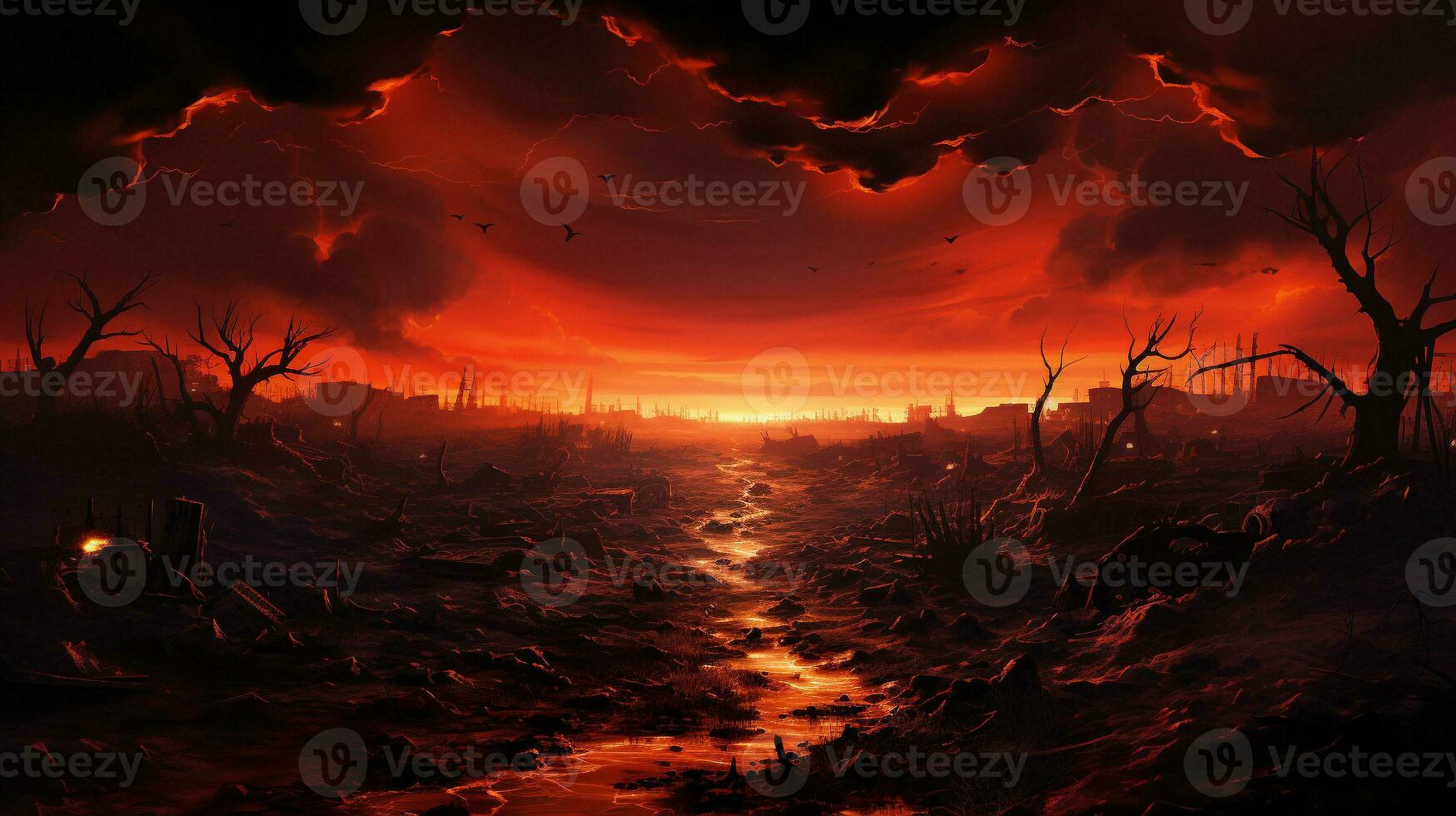 Generative AI, Infernal Vistas Unveiling the Devil's Domain photo
