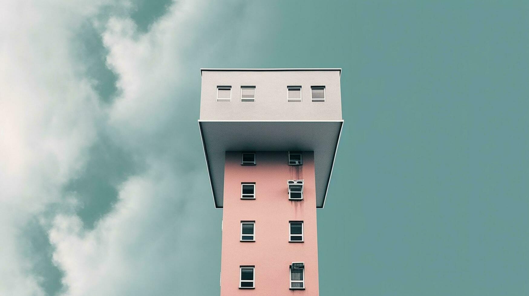 Generative AI, Minimalist cityscapes Capture cityscapes with minimal elements photo