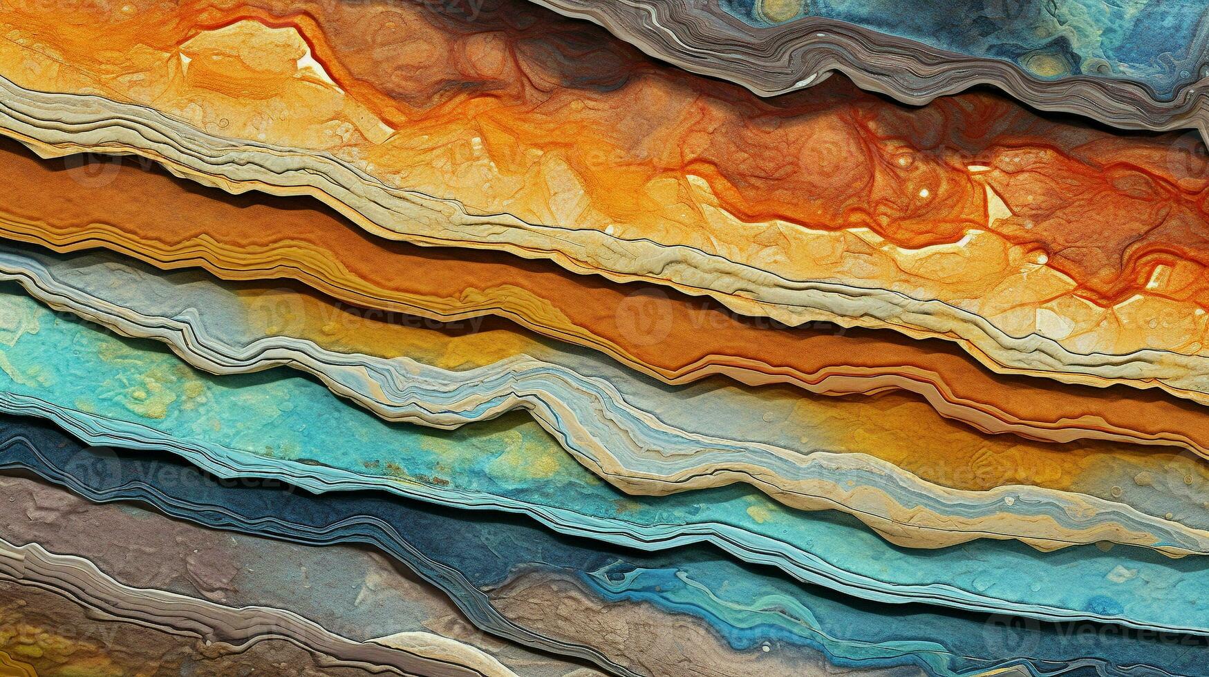 Generative AI, Chromatic Symphony Earth's Palette photo