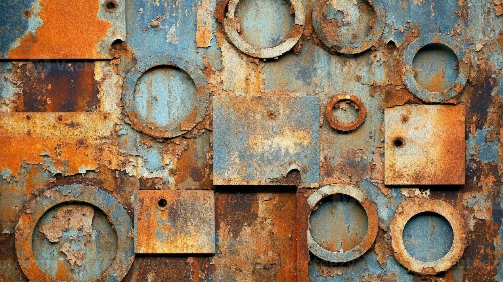 Generative AI, Oxidized Elegance photo