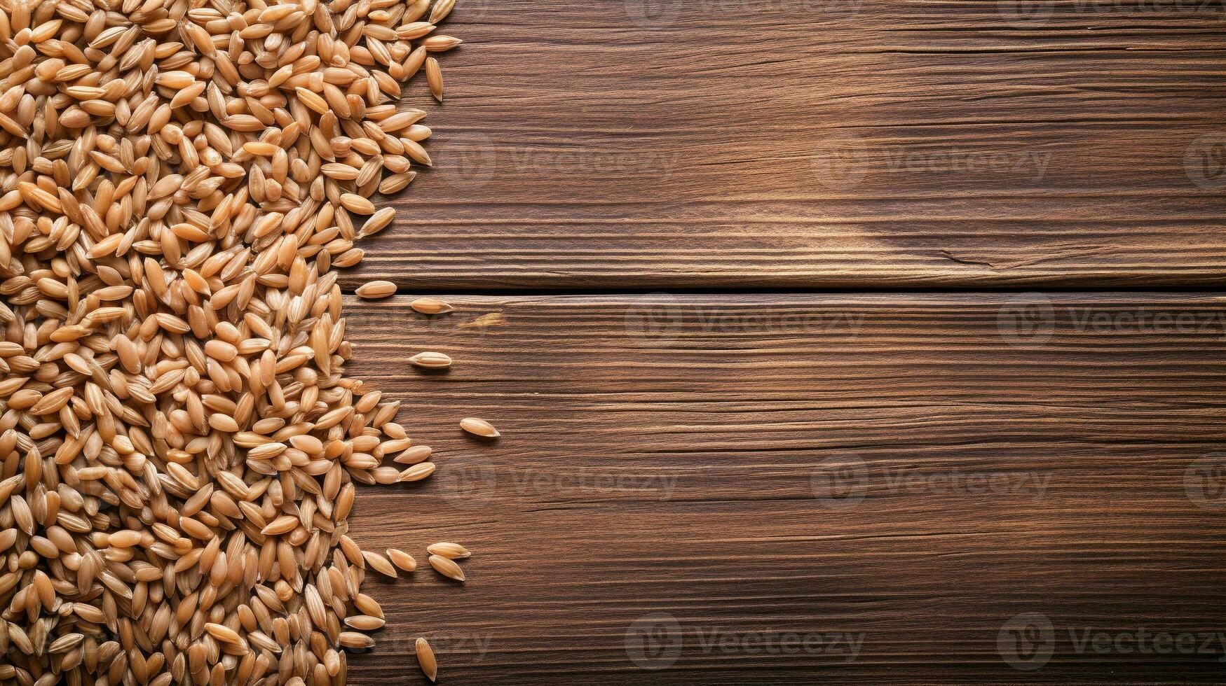 farro grano fotografía con Copiar espacio, ai generativo foto