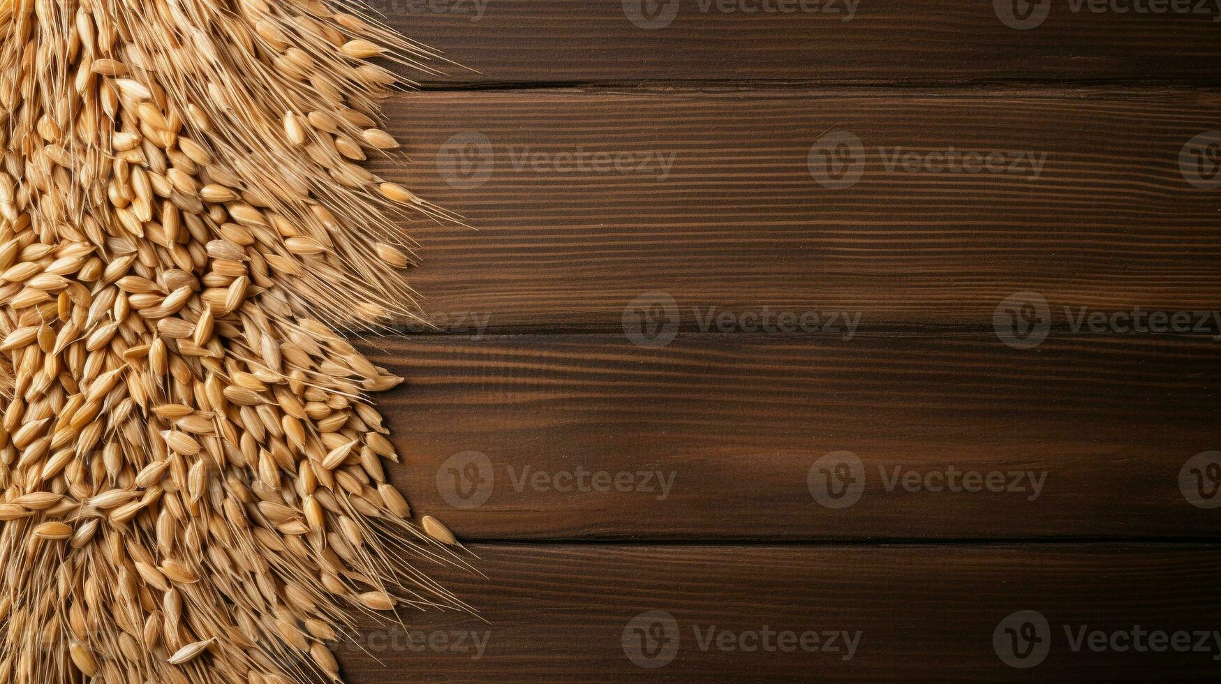 Farro Grain Photography with Copy Space, AI Generative photo