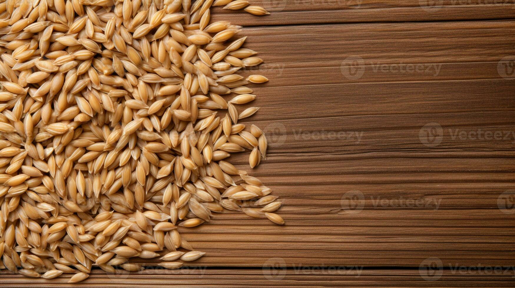 Farro Grain Photography with Copy Space, AI Generative photo