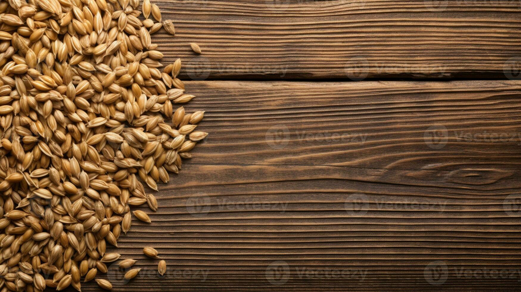 farro grano fotografía con Copiar espacio, ai generativo foto