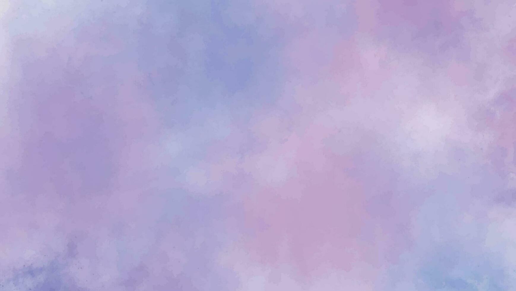 Watercolor colorful background. Purple flame backdrop illustration. Background for banner, flyer or advertisement graphic design. Digital art painting. Cloudy sky. vector