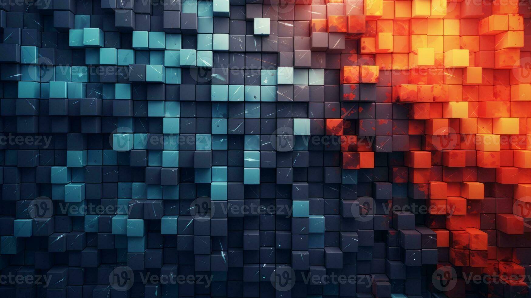 Lively texture with colorful elements. Generative AI photo