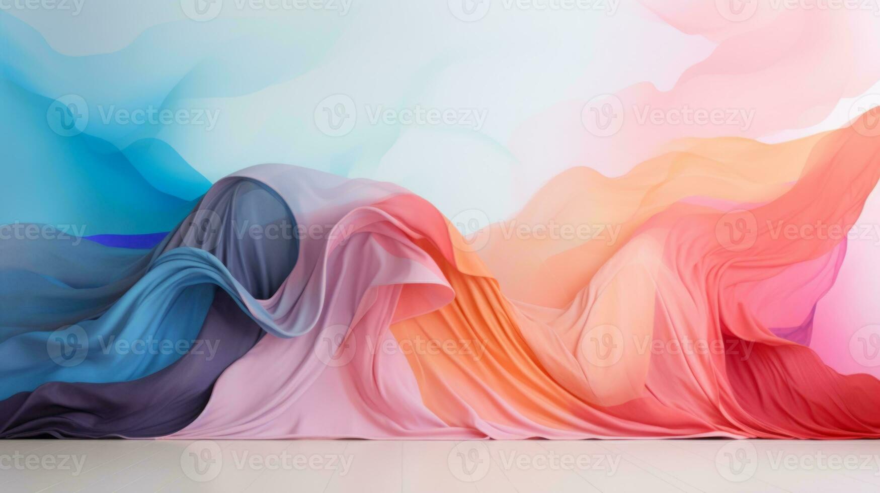 Colorful backdrop for showcasing beauty and creativity. Generative AI photo