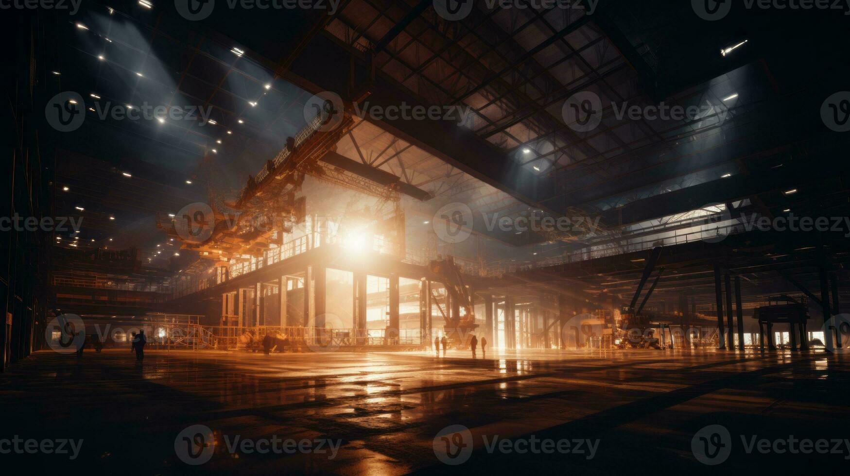 Canvas of radiant development. Generative AI photo