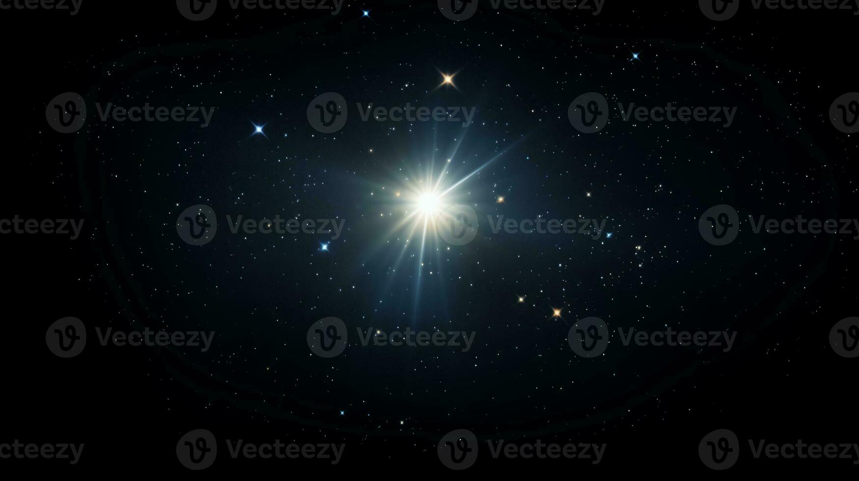 Rare Celestial View. Generative AI photo