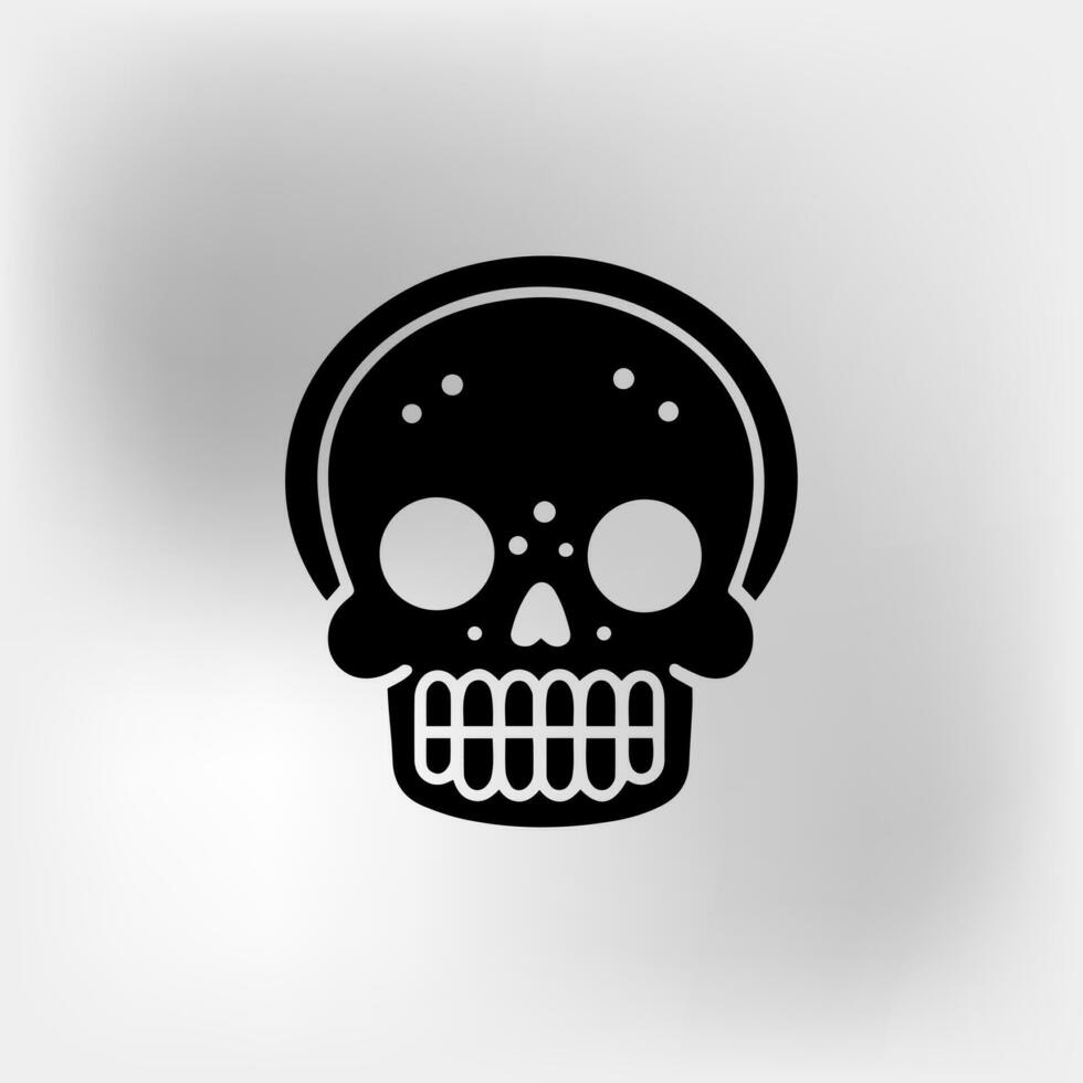skull icon vector illustration