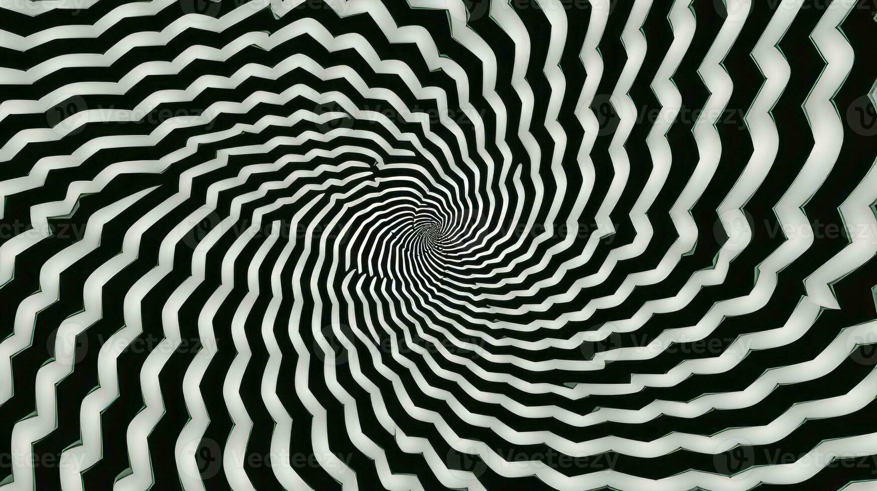 Endlessly repeating trippy illusion. Generative AI photo