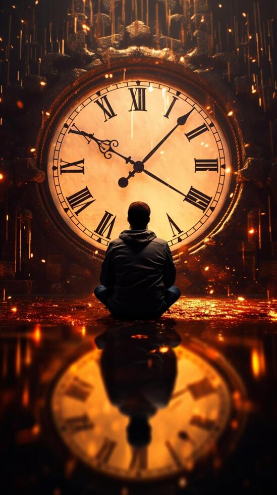 Reloj y tiempo en pantalla sales