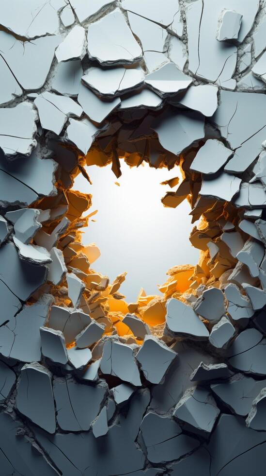 Break Through Wall Stock Photos, Images and Backgrounds for Free Download