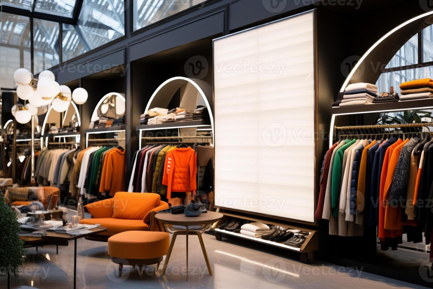 Fashionforward clothing store showcases a wide range of chic wardrobe