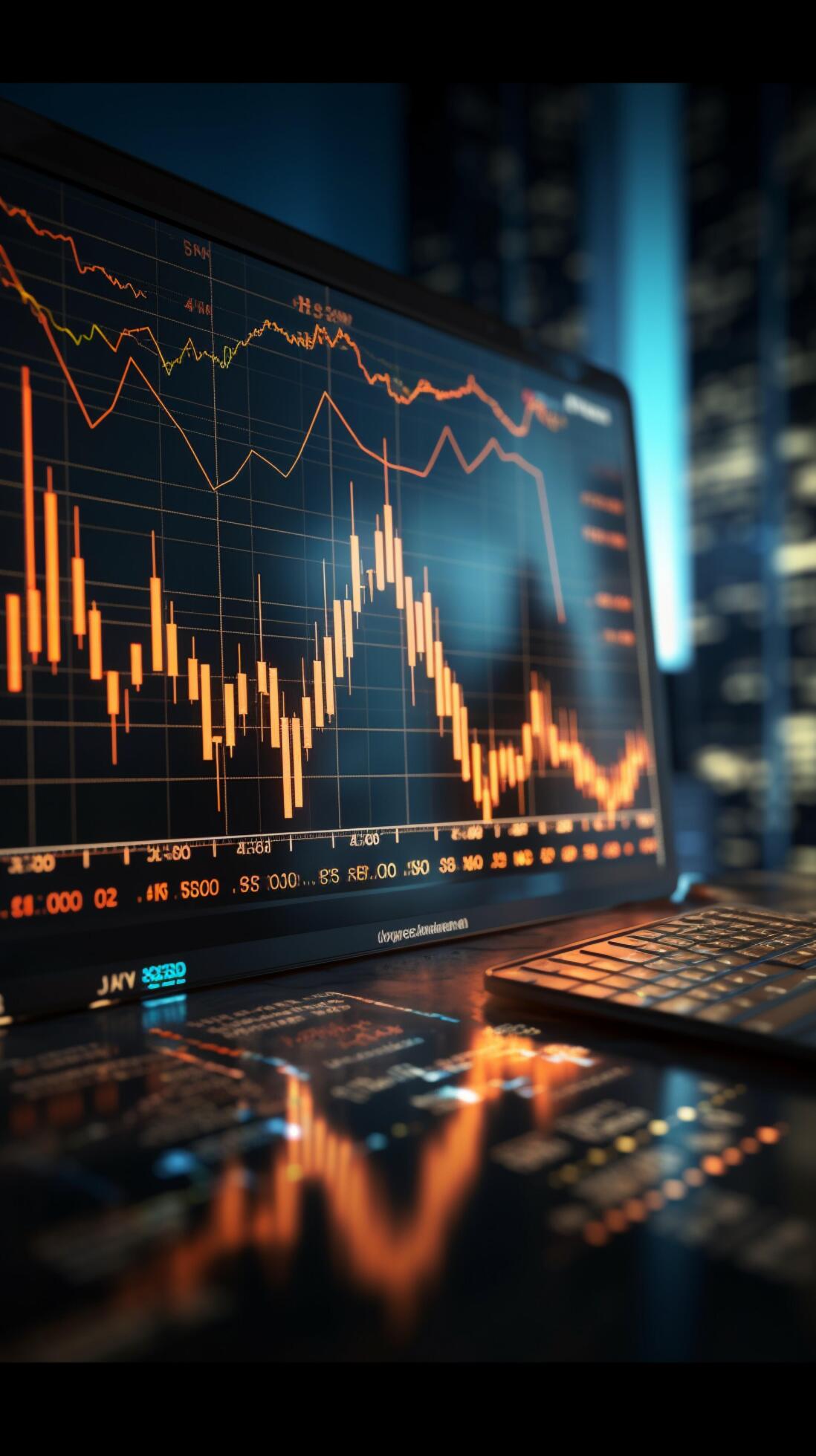 Harness 3D rendered stock market graphs in our software for smart