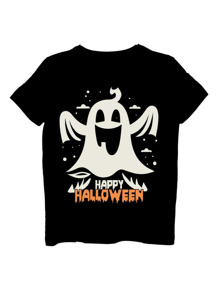 Happy Halloween festival t-shirt design vector