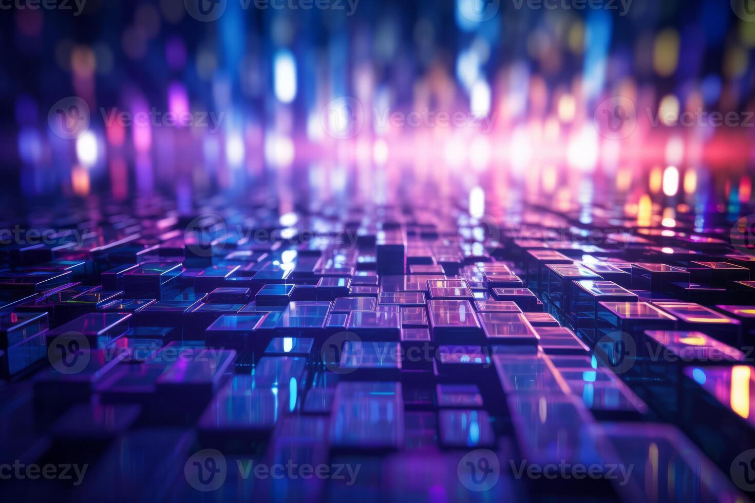 abstract technology background. 3d rendering, 3d illustration. . photo