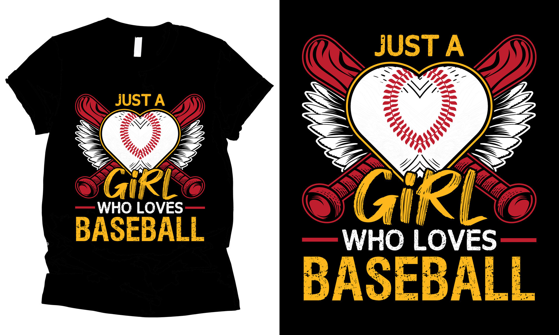just a girl who loves baseball women love tshirt design 30473196